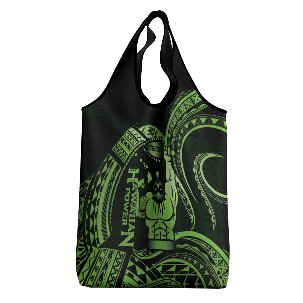 Green Hawaii Ikaika Warrior Grocery Bag Hawaiian Power