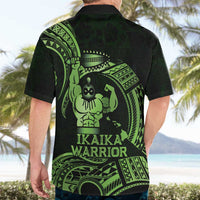 Green Hawaii Ikaika Warrior Hawaiian Shirt Hawaiian Power