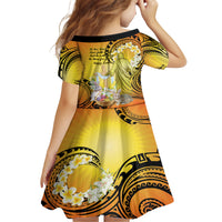 Polynesia Easter Day Family Matching Off Shoulder Short Dress and Hawaiian Shirt He Is Risen Lilium Longiflorum Polynesian Pattern LT14 - Polynesian Pride