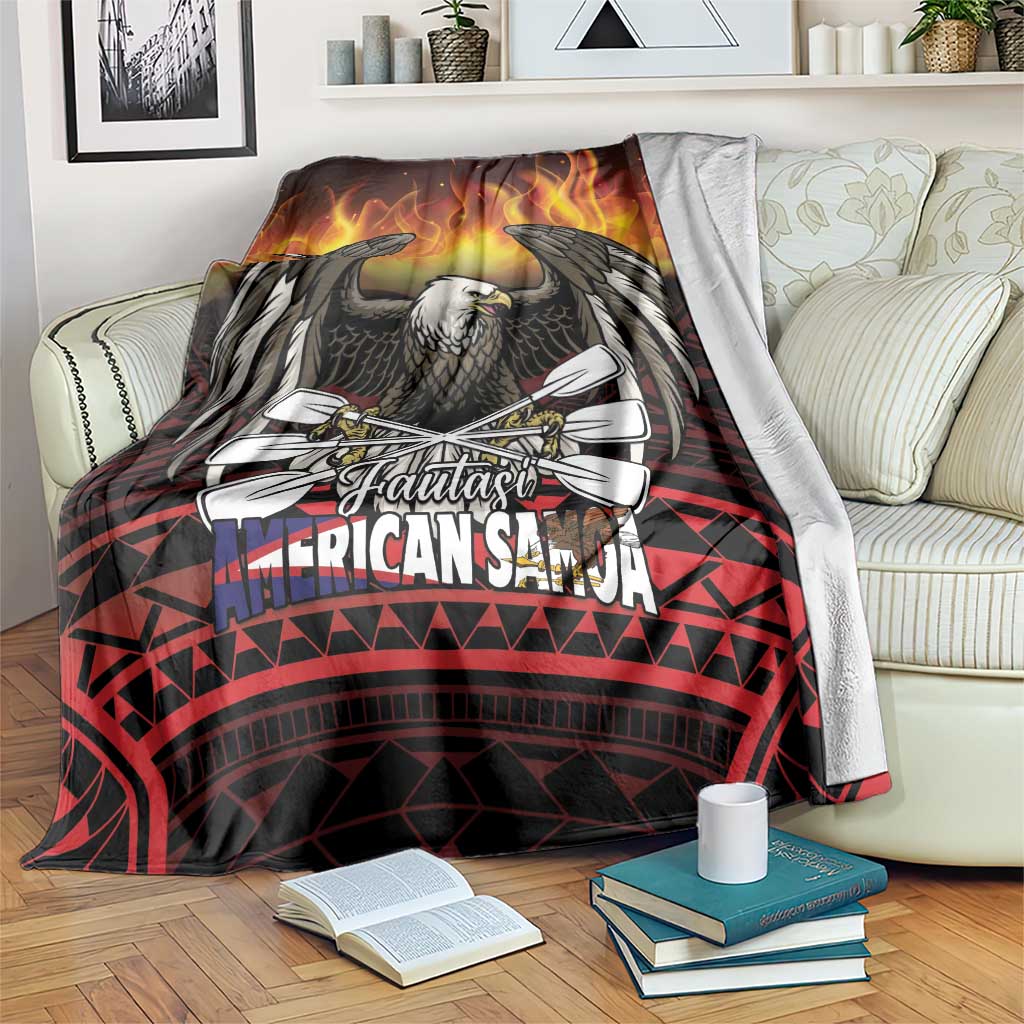 Fautasi Race Day American Samoa Blanket Bald Eagle Polynesian Tattoo