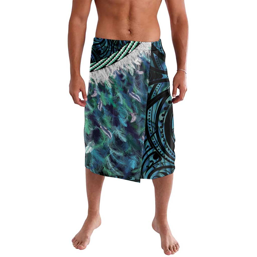 Turquoise Traditional Cloak Aotearoa Lavalava Maori Paua Shell Korowai Pattern