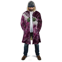 Pink Traditional Cloak Aotearoa Cloak Maori Paua Shell Korowai Pattern - Polynesian Pride