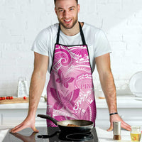 Polynesia Breast Cancer Awareness Apron Think Pink Ribbon Polynesian Butterflies