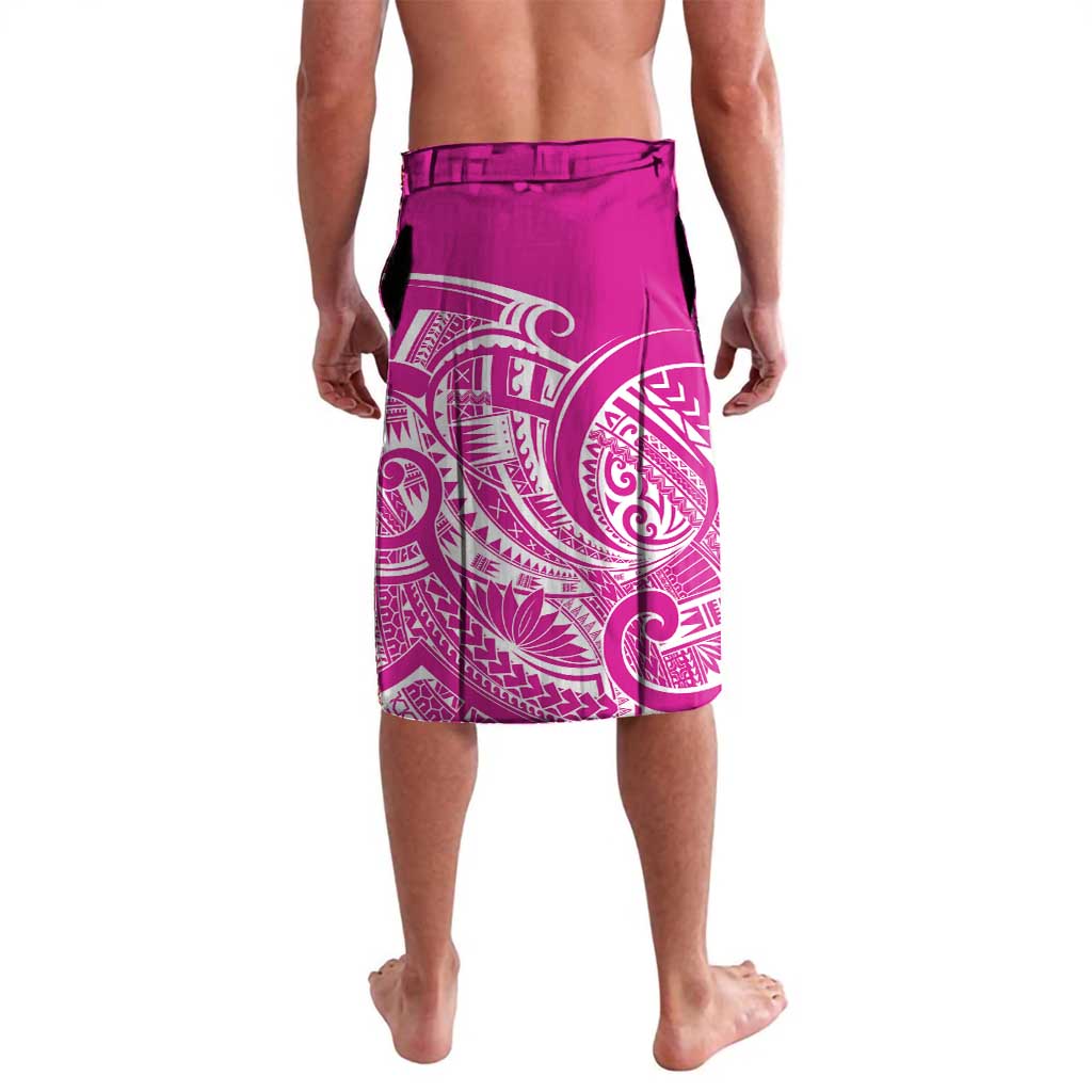 Personalised Polynesia Breast Cancer Awareness Lavalava Think Pink Ribbon Polynesian Butterflies