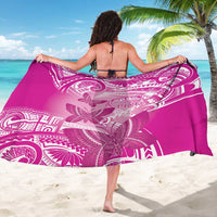 Polynesia Breast Cancer Awareness Sarong Think Pink Ribbon Polynesian Butterflies