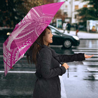 Polynesia Breast Cancer Awareness Umbrella Think Pink Ribbon Polynesian Butterflies