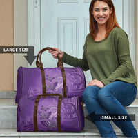 Polynesia Lupus Awareness Month Travel Bag Warrior Purple Ribbon Polynesian Butterflies