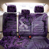 Lupus Awareness Month New Zealand Back Car Seat Cover Be Strong Warrior Maori Silver Fern