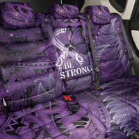 Lupus Awareness Month New Zealand Back Car Seat Cover Be Strong Warrior Maori Silver Fern