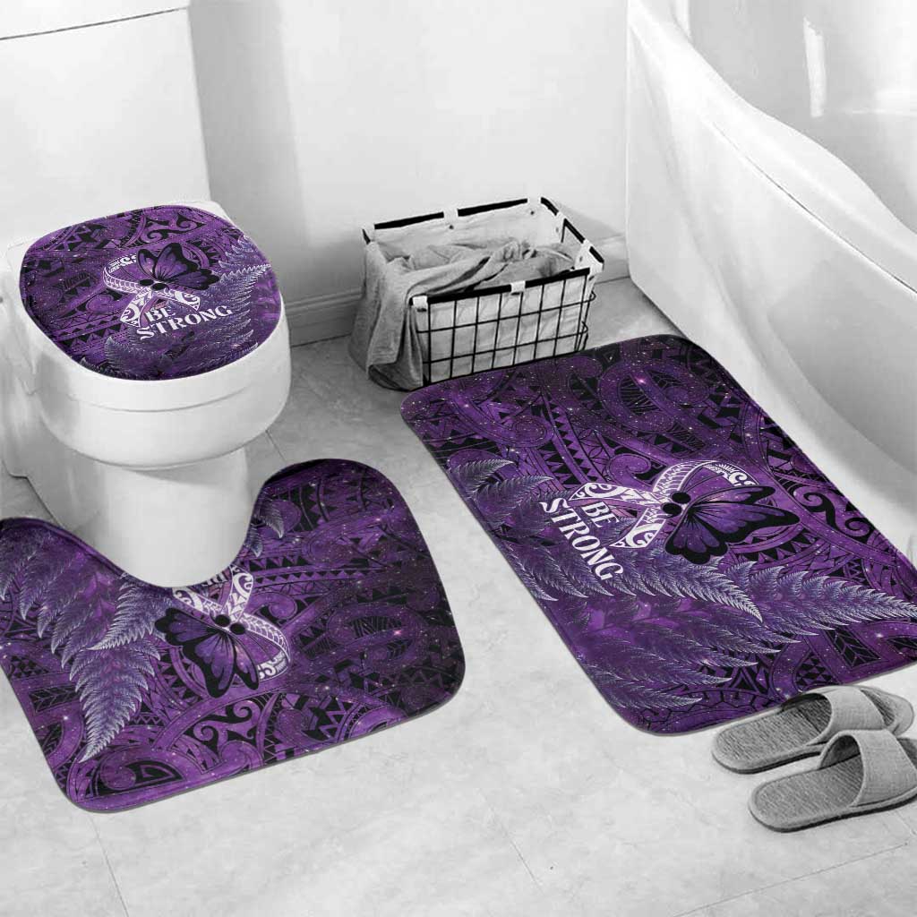 Lupus Awareness Month New Zealand Bathroom Set Be Strong Warrior Maori Silver Fern