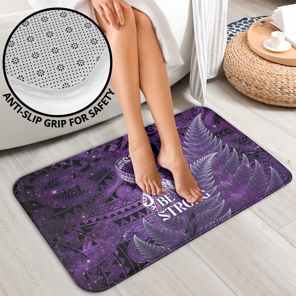 Lupus Awareness Month New Zealand Bathroom Set Be Strong Warrior Maori Silver Fern