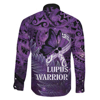 Lupus Awareness Month New Zealand Family Matching Mermaid Dress and Hawaiian Shirt Be Strong Warrior Maori Silver Fern LT14 - Polynesian Pride