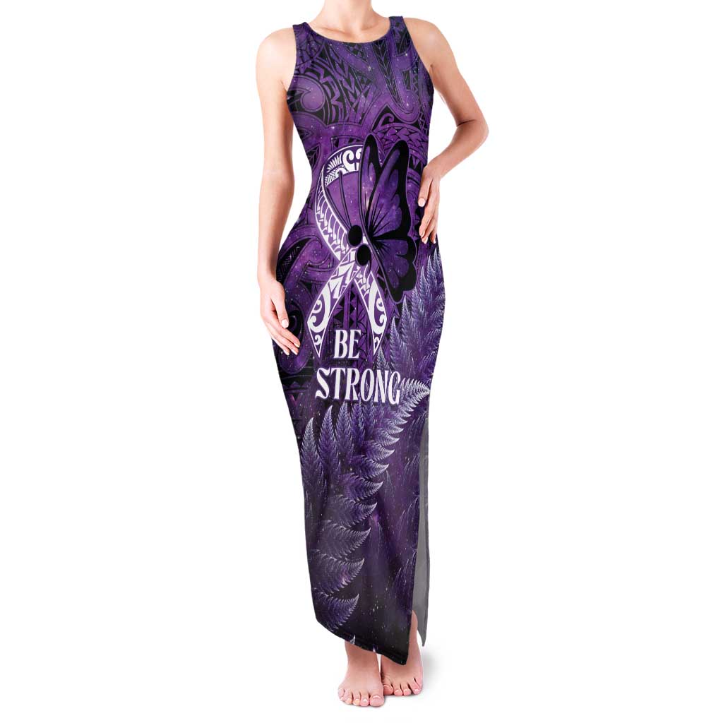 Lupus Awareness Month New Zealand Family Matching Tank Maxi Dress and Hawaiian Shirt Be Strong Warrior Maori Silver Fern