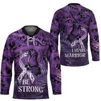 Lupus Awareness Month New Zealand Hockey Jersey Be Strong Warrior Maori Silver Fern