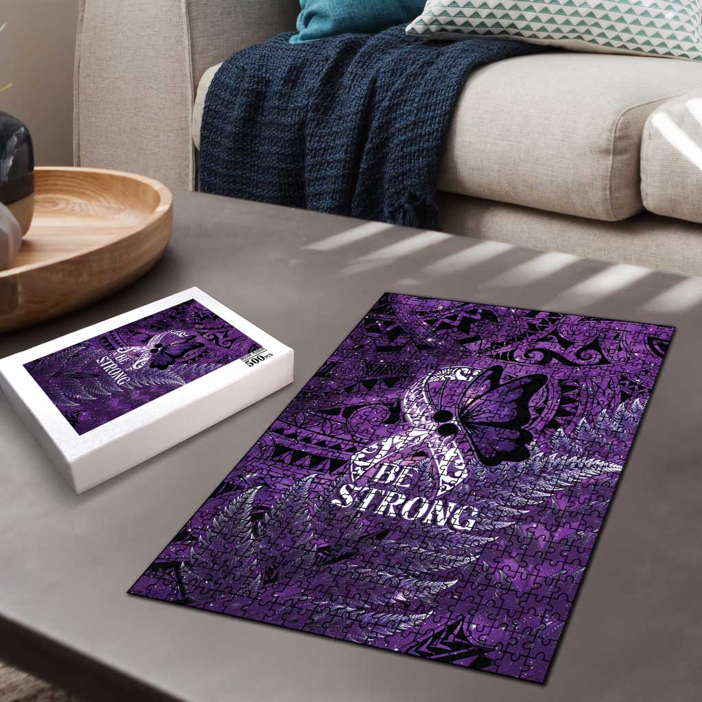Lupus Awareness Month New Zealand Puzzle Be Strong Warrior Maori Silver Fern