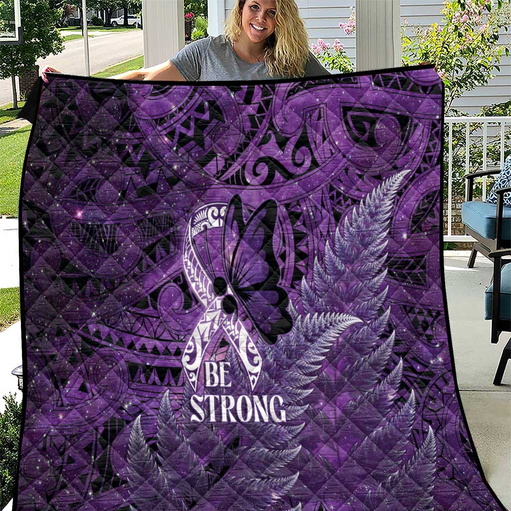 Lupus Awareness Month New Zealand Quilt Be Strong Warrior Maori Silver Fern