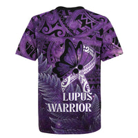 Lupus Awareness Month New Zealand Rugby Jersey Be Strong Warrior Maori Silver Fern