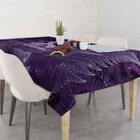 Lupus Awareness Month New Zealand Tablecloth Be Strong Warrior Maori Silver Fern