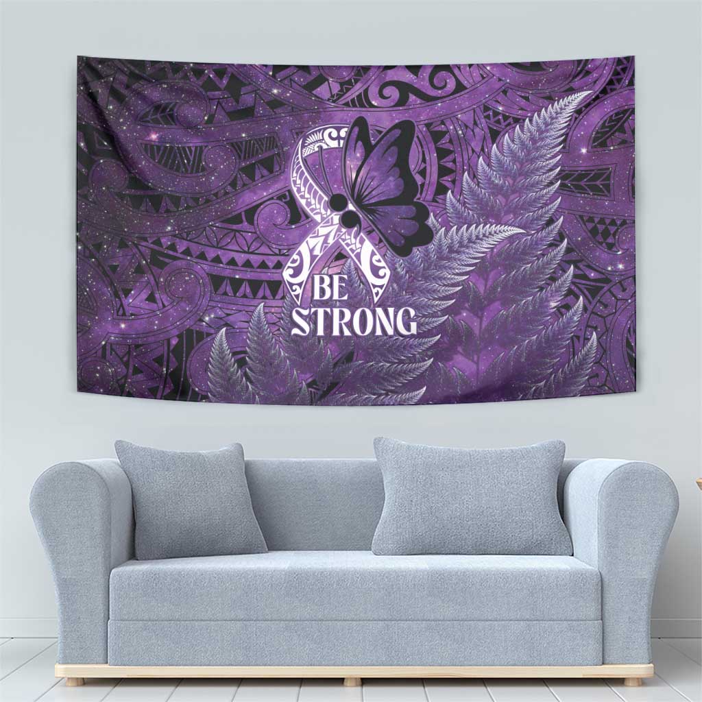 Lupus Awareness Month New Zealand Tapestry Be Strong Warrior Maori Silver Fern LT14 - Polynesian Pride