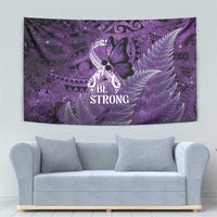 Lupus Awareness Month New Zealand Tapestry Be Strong Warrior Maori Silver Fern LT14 - Polynesian Pride