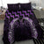 Purple Matariki New Zealand Bedding Set Maori Poutama Galaxy Vibes