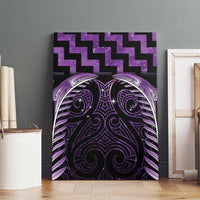 Purple Matariki New Zealand Canvas Wall Art Maori Poutama Galaxy Vibes