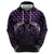 Purple Matariki New Zealand Hoodie Maori Poutama Galaxy Vibes