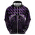Purple Matariki New Zealand Hoodie Maori Poutama Galaxy Vibes