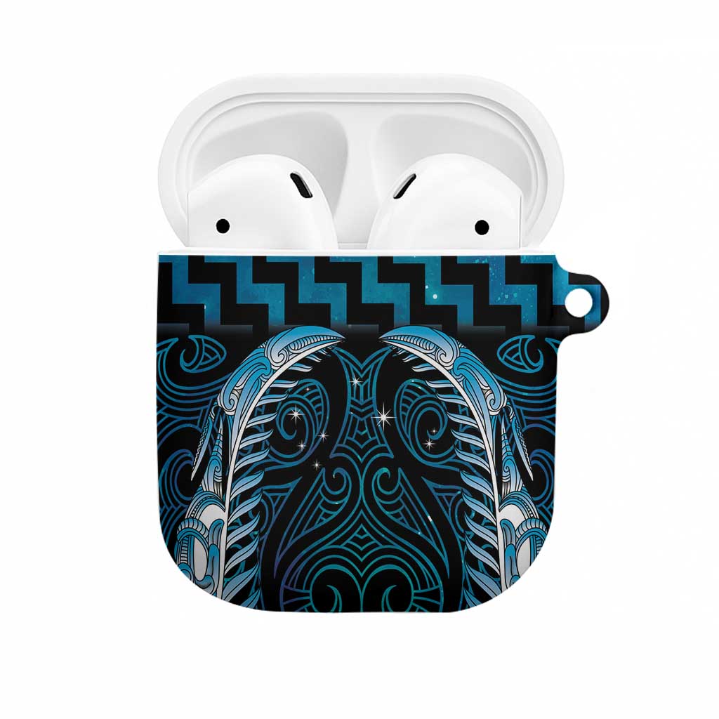 Blue Matariki New Zealand AirPods Case Maori Poutama Galaxy Vibes - Polynesian Pride