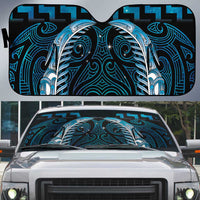 Blue Matariki New Zealand Auto Sun Shade Maori Poutama Galaxy Vibes - Polynesian Pride