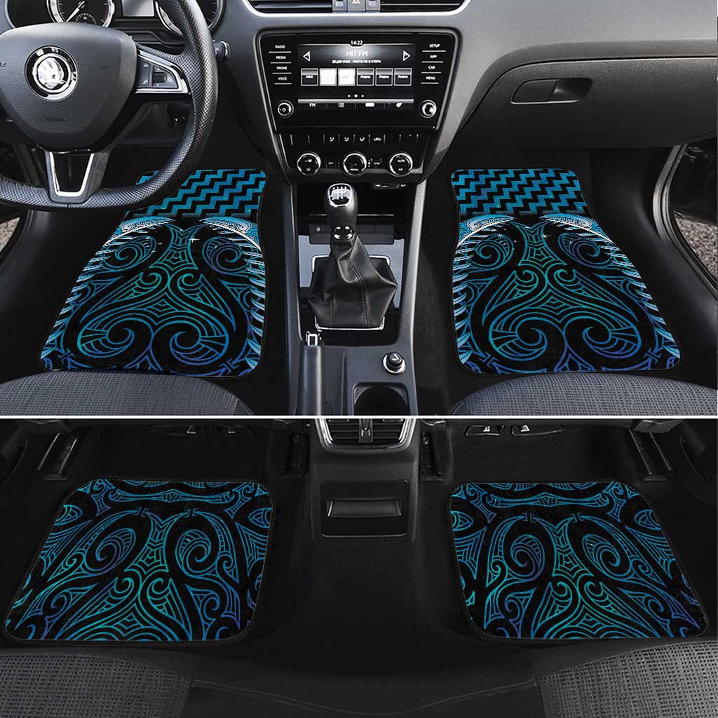 Blue Matariki New Zealand Car Mats Maori Poutama Galaxy Vibes