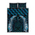 Blue Matariki New Zealand Quilt Bed Set Maori Poutama Galaxy Vibes