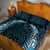 Blue Matariki New Zealand Quilt Bed Set Maori Poutama Galaxy Vibes
