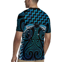 Blue Matariki New Zealand Rugby Jersey Maori Poutama Galaxy Vibes