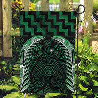 Green Matariki New Zealand Garden Flag Maori Poutama Galaxy Vibes