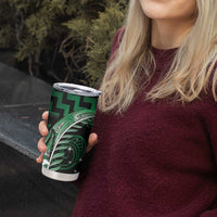 Green Matariki New Zealand Tumbler Cup Maori Poutama Galaxy Vibes