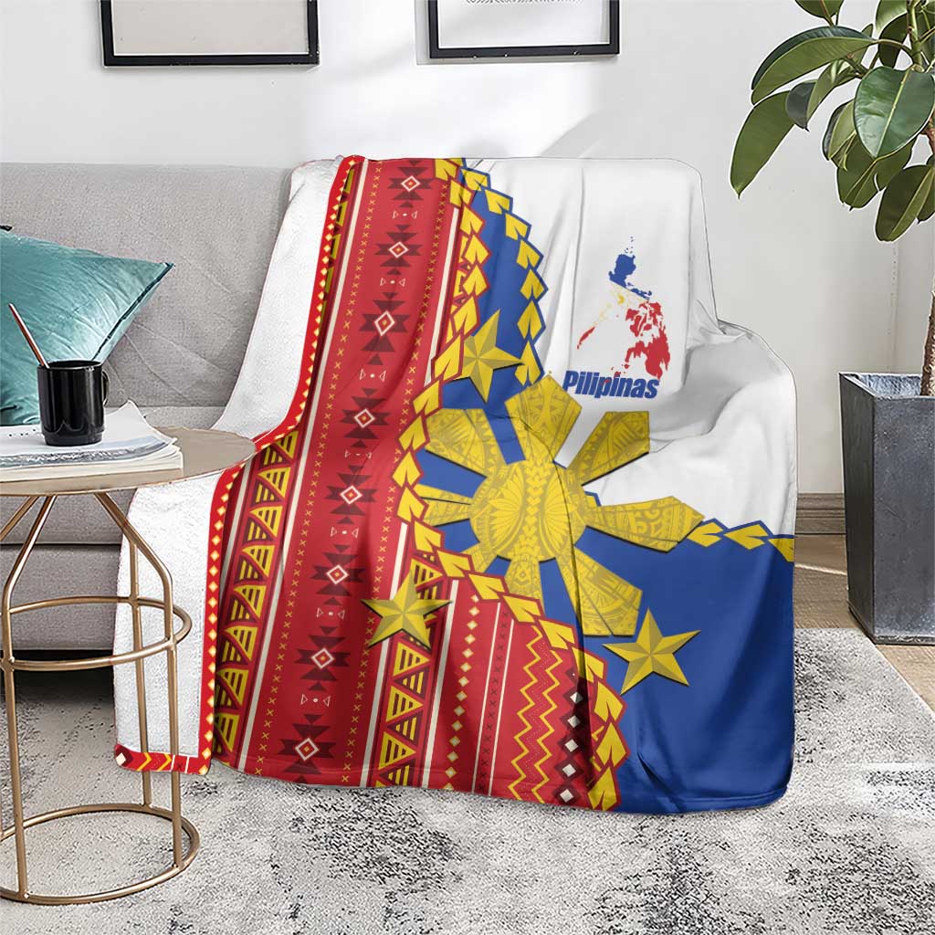 Philippines Independence Day Blanket Pilipinas Sun Stars Igorot Pattern