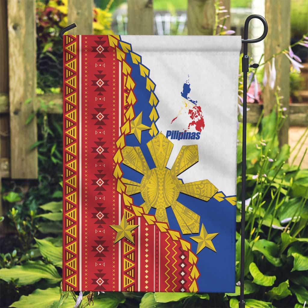 Philippines Independence Day Garden Flag Pilipinas Sun Stars Igorot Pattern