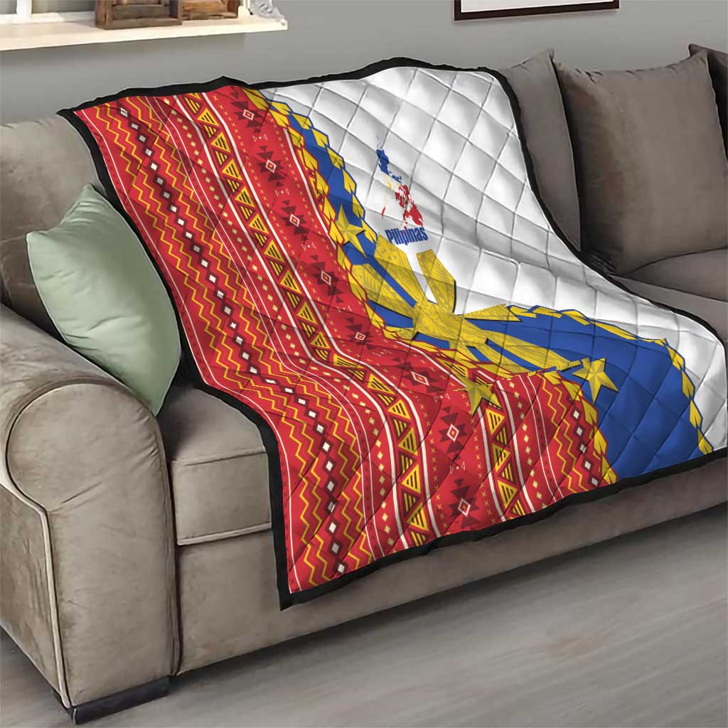 Philippines Independence Day Quilt Pilipinas Sun Stars Igorot Pattern