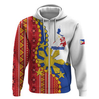 Philippines Independence Day Zip Hoodie Pilipinas Sun Stars Igorot Pattern