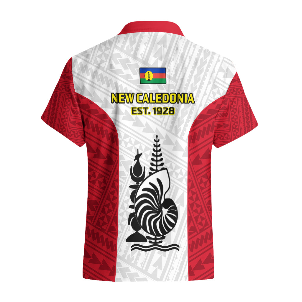 New Caledonia Football Hawaiian Shirt Polynesian Pattern Sporty Style LT14 - Polynesian Pride