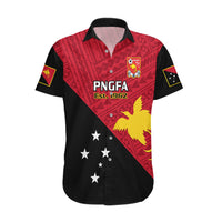 Papua New Guinea Football Hawaiian Shirt Go PNG Polynesian Pattern Sporty Style LT14 Red - Polynesian Pride