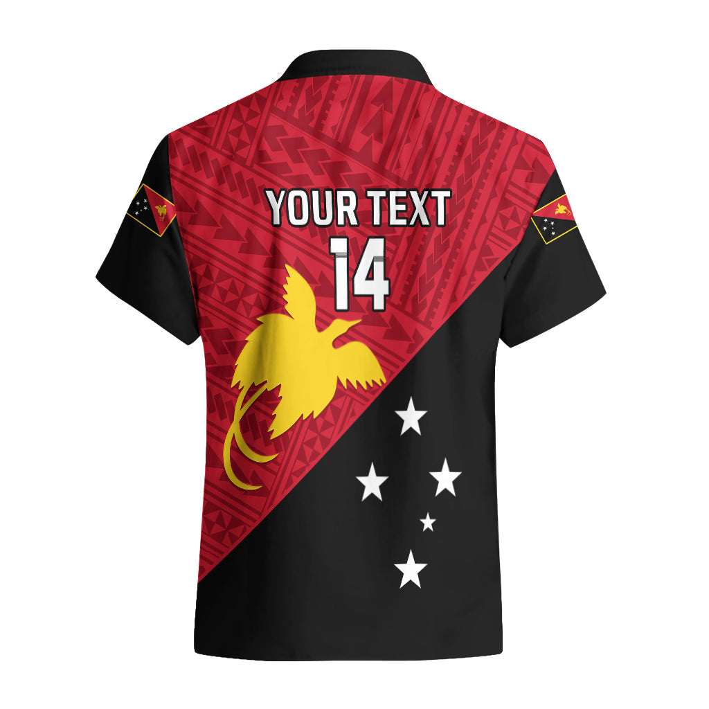 Personalised Papua New Guinea Football Hawaiian Shirt Go PNG Polynesian Pattern Sporty Style LT14 - Polynesian Pride