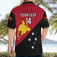 Personalised Papua New Guinea Football Hawaiian Shirt Go PNG Polynesian Pattern Sporty Style LT14 - Polynesian Pride