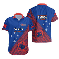 Samoa Football Hawaiian Shirt Samoan Coat Of Arm Polynesian Sporty Style LT14 - Polynesian Pride