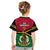 Vanuatu Football Kid T Shirt Vanuatuan Coat Of Arm Polynesian Flag Style LT14 - Polynesian Pride
