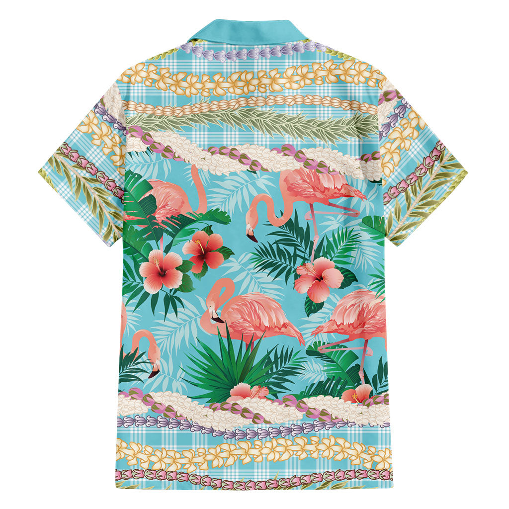 Flamingo Hawaii Summer Hawaiian Shirt Hawaiian Lei Pakala Motifs Tropical Style