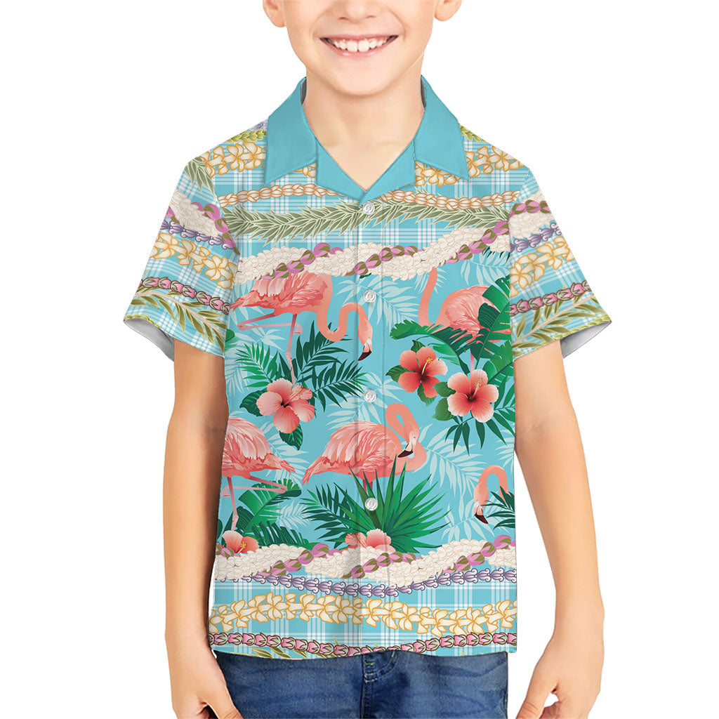 Flamingo Hawaii Summer Hawaiian Shirt Hawaiian Lei Pakala Motifs Tropical Style