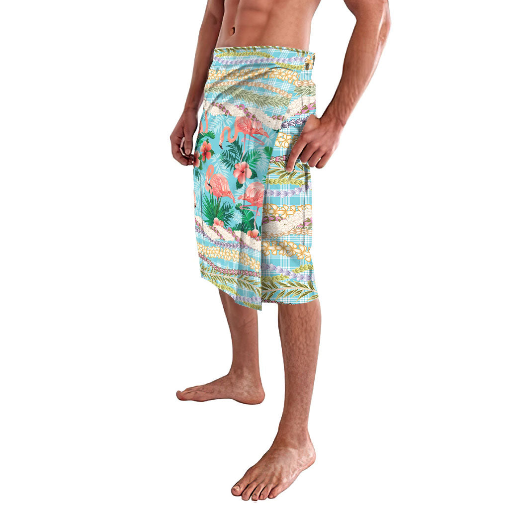Flamingo Hawaii Summer Lavalava Hawaiian Lei Pakala Motifs Tropical Style