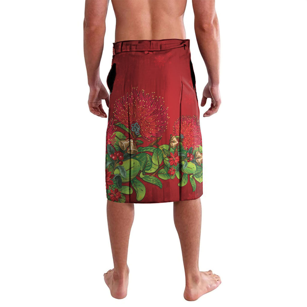 Meri Kirihimete New Zealand Personalised Lavalava Cute Santa NZ Animals and Pohutukawa